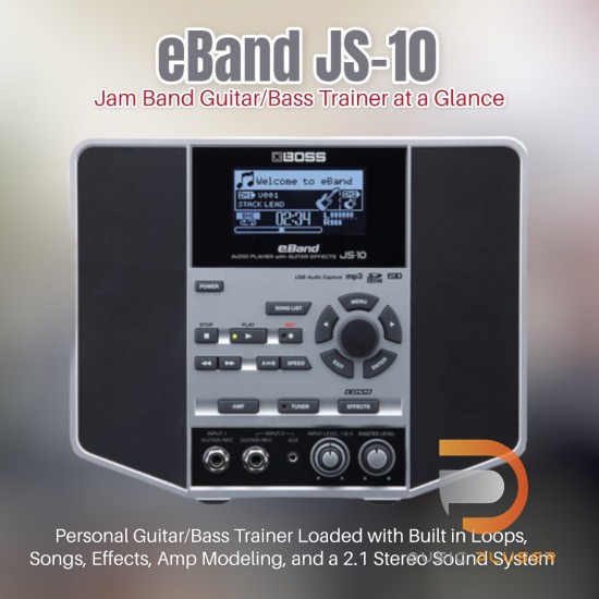 BOSS JS-10 EBand Audio Player With Guitar Effects BOSS JS-10 EBand Audio Player With Guitar Effects